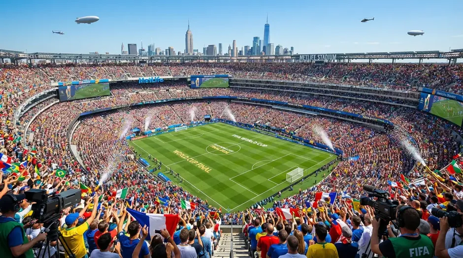 MetLife Stadium à East Rutherford, New Jersey - Stade de la finale de la Coupe du Monde 2026